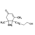 CAS#: 477904-46-4, 4-Hydroxy-4-(4-Hydroxy-1-Butyn-1-Yl)-3,5,5-Trimethyl-2-Cyclohexen-1-One