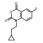 CAS#: 477933-12-3, 1-(2-Cyclopropylethyl)-6-Fluoro-2H-3,1-Benzoxazine-2,4(1H)-Dione