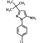 CAS 登录号：478016-00-1， 1-(4-氯苯基)-3-(2-甲基-2-丙基)-1H-吡唑-5-胺
