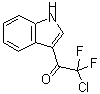 CAS 登录号：478065-02-0， 2-氯-2,2-二氟-1-(1H-吲哚-3-基)乙酮