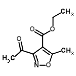 CAS 登录号：478068-05-2， 乙基3-乙酰基-5-甲基-1,2-恶唑-4-羧酸酯