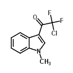 CAS 登录号：478079-31-1， 2-氯-2,2-二氟-1-(1-甲基-1H-吲哚-3-基)乙酮