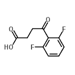 CAS 登录号：478162-62-8， 4-(2,6-二氟苯基)-4-氧代丁酸