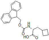 CAS 登录号：478183-63-0， (alphaR)-alpha-[[(9H-芴-9-基甲氧基)羰基]氨基]-环丁烷丙酸