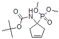 CAS 登录号：478303-24-1， [1-(二甲氧基亚膦酰)-3-环戊烯-1-基]-氨基甲酸叔丁酯