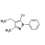 CAS#: 478398-09-3, 4-Ethyl-3-Methyl-1-Phenyl-1H-Pyrazole-5-Thiol