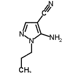 CAS 登录号：4788-14-1， 5-氨基-1-丙基-1H-吡唑-4-甲腈