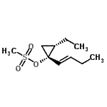 CAS#: 478945-17-4, (1R,2S)-1-[(1E)-1-Buten-1-Yl]-2-Ethylcyclopropyl Methanesulfonate