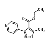 CAS#: 479077-33-3, Ethyl 5-Methyl-3-(4-Pyridinyl)-1,2-Oxazole-4-Carboxylate