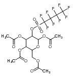 CAS 登录号：480438-48-0， 1,3,4,6-四-O-乙酰基-2-O-[(九氟丁基)磺酰基]吡喃己糖