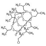 CAS#: 480438-84-4, 1-(3-Chloropropyl)-3,5,7,9,11,13,15-Heptaisobutylpentacyclo[9.5.1.1<Sup>3,9</Sup>.1<Sup>5,15</Sup>.1<Sup>7,13</Sup>]Octasiloxane