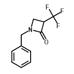 CAS 登录号：480438-91-3， 1-苄基-3-(三氟甲基)-2-氮杂环丁酮