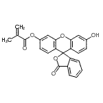 CAS#: 480439-15-4, 6'-Hydroxy-3-Oxo-3H-Spiro[2-Benzofuran-1,9'-Xanthen]-3'-Yl Methacrylate
