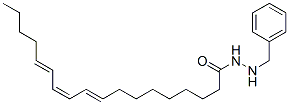 CAS 登录号：48219-88-1， (9E,11Z,13E)-9,11,13-十八碳三烯酸 2-苄基酰肼