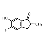 CAS#: 482294-40-6, 5-Fluoro-6-Hydroxy-2-Methyl-1-Indanone