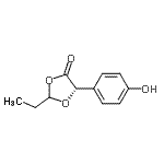 CAS 登录号：482309-89-7， (5S)-2-乙基-5-(4-羟基苯基)-1,3-二氧戊环-4-酮