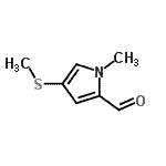 CAS#: 482585-33-1, 1-Methyl-4-(Methylsulfanyl)-1H-Pyrrole-2-Carbaldehyde