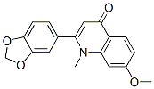 CAS#: 483-52-3, 2-Benzo[1,3]Dioxol-5-Yl-7-Methoxy-1-Methyl-Quinolin-4-One
