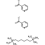 CAS 登录号：4845-30-1， N,N,N,N',N',N'-六甲基-1,6-己烷二铵二烟酸酯