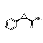 CAS#: 484654-27-5, (1R,2S)-2-(4-Pyridinyl)Cyclopropanecarboxamide