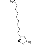 CAS 登录号：4858-29-1， 5-(辛基硫基)-1,3,4-噻二唑-2(3H)-硫酮