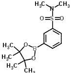 CAS 登录号：486422-05-3， N,N-二甲基-3-(4,4,5,5-四甲基-1,3,2-二氧杂环戊硼烷-2-基)苯磺酰胺
