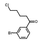 CAS 登录号：487058-88-8， 1-(3-溴苯基)-5-氯-1-戊酮
