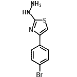 CAS#: 4871-22-1, 4-(4-Bromophenyl)-2-Hydrazino-1,3-Thiazole
