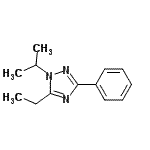 CAS 登录号：488151-53-7， 5-乙基-1-异丙基-3-苯基-1H-1,2,4-三唑