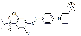 CAS#: 4882-68-2, 1-[2-[[4-[[2,5-Dichloro-4-[(Dimethylamino)Sulphonyl]Phenyl]Azo]Phenyl]Ethylamino]Ethyl]-1,1-dimethylhydrazine dihydrochloride