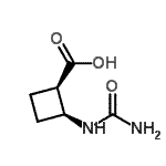 CAS 登录号：488862-92-6， (1R,2S)-2-(氨基甲酰氨基)环丁烷羧酸