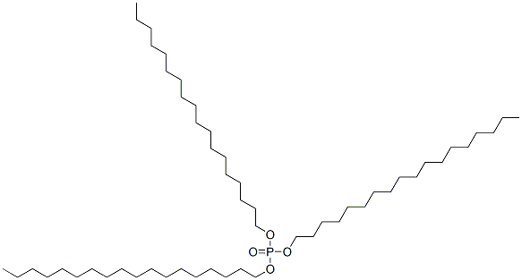 CAS 登录号：4889-45-6， 三(十八烷基)磷酸酯