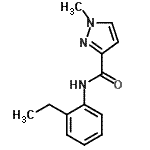CAS#: 489406-87-3, N-(2-Ethylphenyl)-1-Methyl-1H-Pyrazole-3-Carboxamide