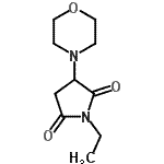 CAS 登录号：489456-65-7， 1-乙基-3-(4-吗啉基)-2,5-吡咯烷二酮
