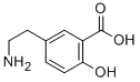 CAS 登录号：4900-26-9， 5-(2-氨基-乙基)-2-羟基-苯甲酸