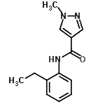 CAS#: 490033-07-3, N-(2-Ethylphenyl)-1-Methyl-1H-Pyrazole-4-Carboxamide