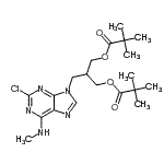 CAS#: 491611-55-3, 2-{[2-Chloro-6-(Methylamino)-9H-Purin-9-Yl]Methyl}-1,3-Propanediyl Bis(2,2-Dimethylpropanoate)