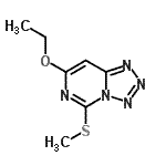 CAS#: 491874-47-6, 7-Ethoxy-5-(Methylsulfanyl)Tetrazolo[1,5-c]Pyrimidine
