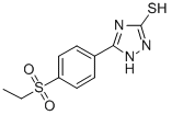 CAS 登录号：4922-58-1， 5-[4-(乙基磺酰基)苯基]-1H-1,2,4-三唑-3-硫醇