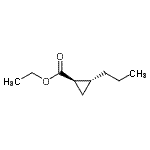CAS 登录号：492468-15-2， 乙基(1R,2R)-2-丙基环丙烷羧酸酯