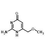 CAS#: 494202-82-3, 2-Amino-6-(Methoxymethyl)-4(1H)-Pyrimidinone