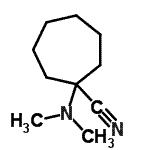 CAS#: 495078-24-5, 1-(Dimethylamino)Cycloheptanecarbonitrile