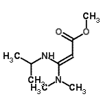 CAS 登录号：49582-56-1， 甲基(2E)-3-(二甲基氨基)-3-(异丙基氨基)丙烯酸酯