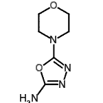 CAS 登录号：496057-17-1， 5-(4-吗啉基)-1,3,4-恶二唑-2-胺