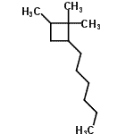 CAS 登录号：49622-19-7， 2-己基-1,1,4-三甲基环丁烷