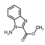 CAS 登录号：49628-57-1， 甲基1-氨基-1H-苯并咪唑-2-羧酸酯