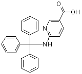 CAS 登录号：49647-10-1， 6-(三苯甲基氨基)烟酸