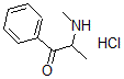 CAS 登录号：49656-78-2， 2-(甲基氨基)-1-苯基-1-丙酮盐酸盐(1:1)