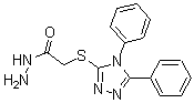 CAS#: 49656-91-9, 2-[(4,5-Diphenyl-4H-1,2,4-Triazol-3-Yl)Thio]-Aceticacid Hydrazide