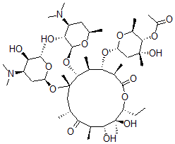 CAS#: 49669-75-2, Megalomycin A 4'-O-Acetate